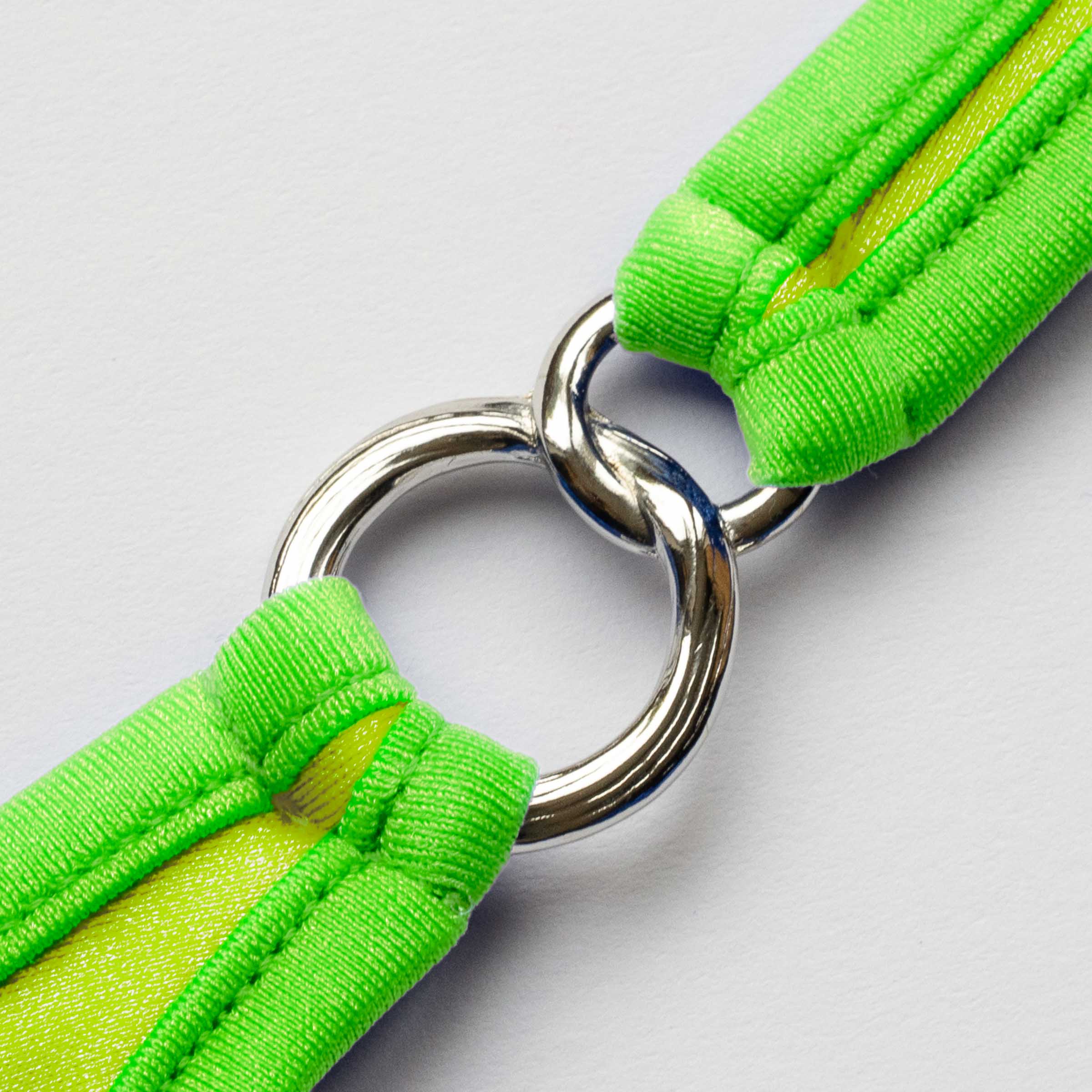 Bikini Neon Brazil Beauty - Scrunch Tanga - gelb/grün