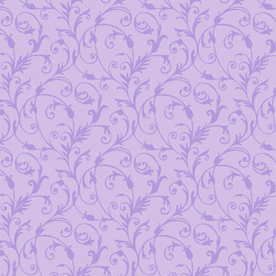 lila Geschenkpapier mit Lilienmuster - Violet wrapping paper with lily pattern