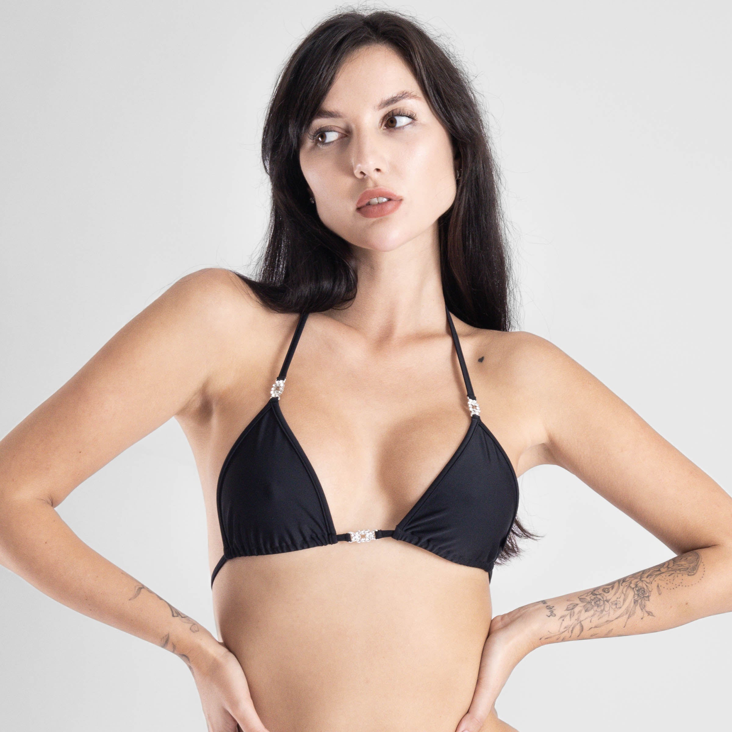Bikini Black Jewel - Triangle Top