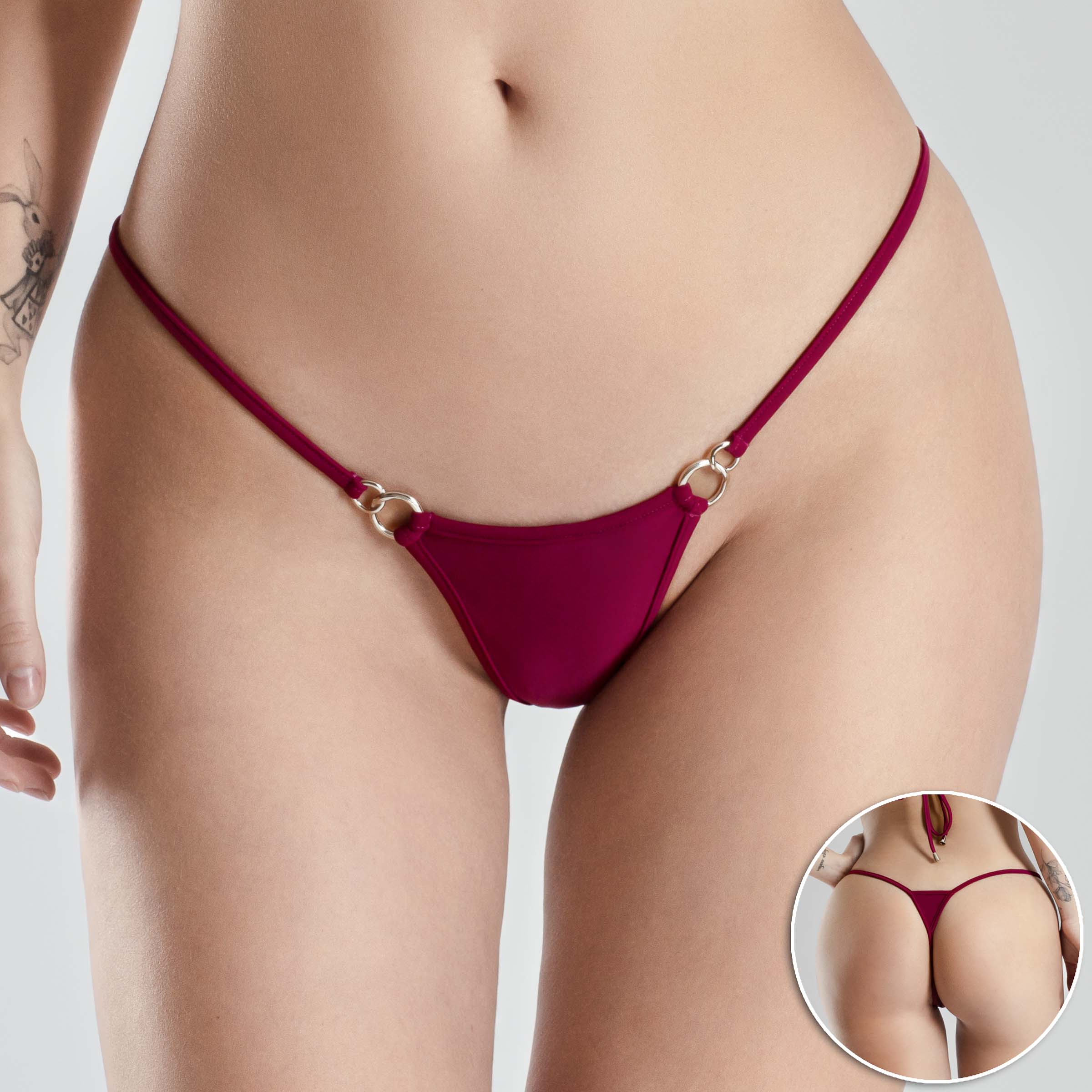 Mini G String - Bikini Purple Beauty